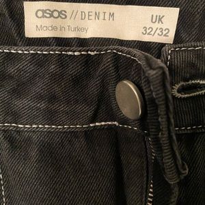 ASOS Large denim split jeans tall and wide leg
